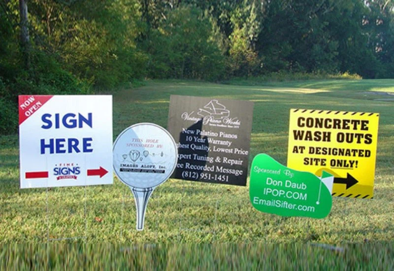 Customizable PP Yard Sign Customizable PP Yard Sign