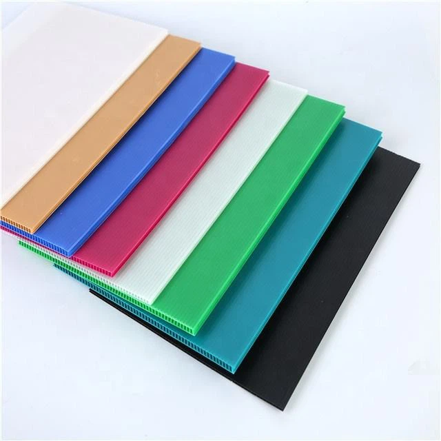 Plastic Sheet PP Hollow Board Corona Treated