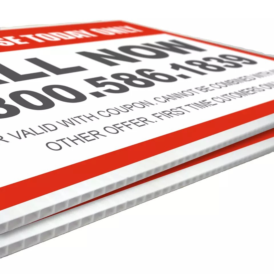 Customized Printing Corflute Signs