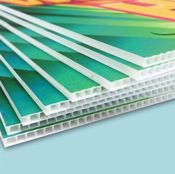 PP 4mm White Customization Corrugated Plastic Yard Sign
